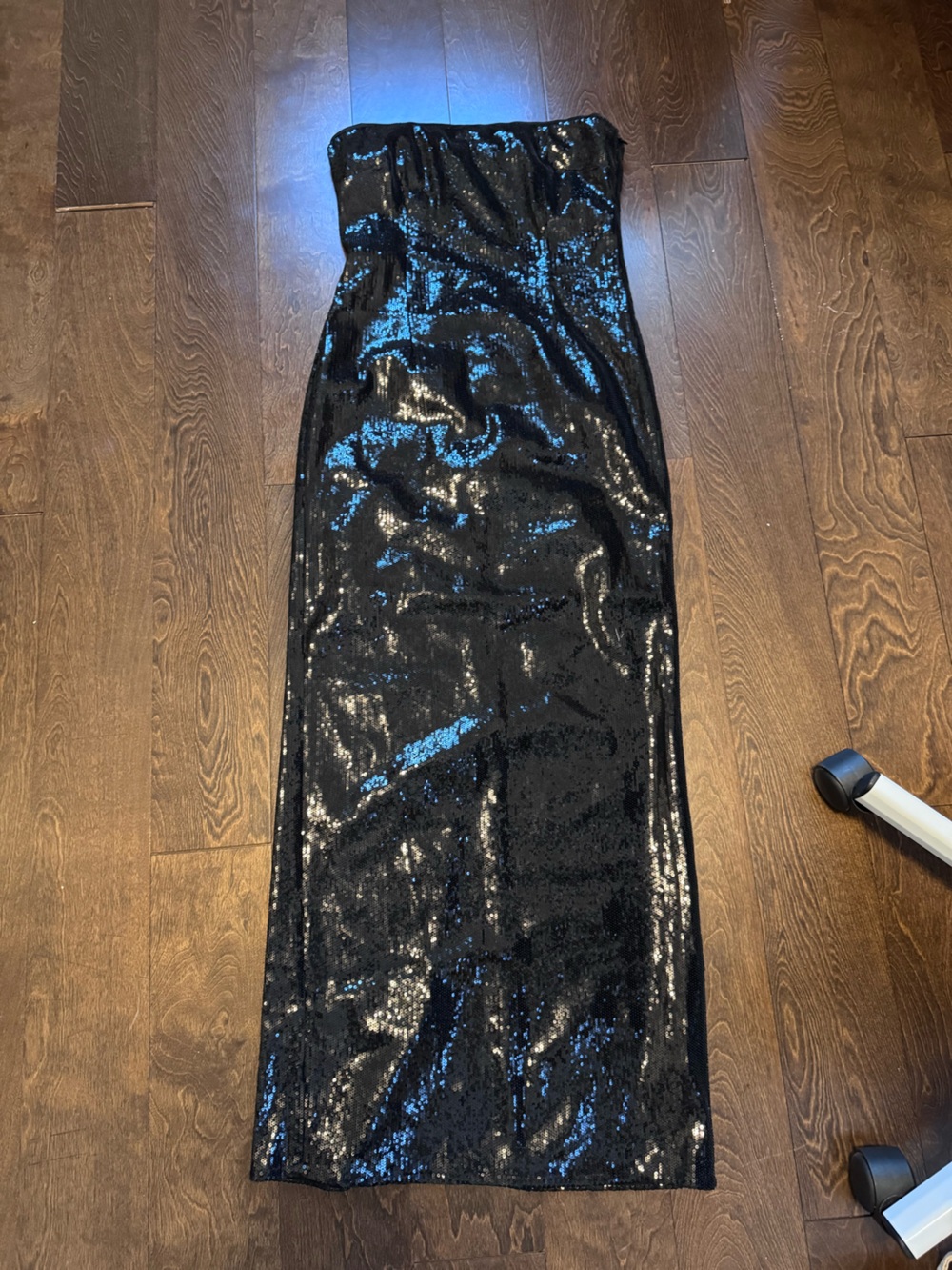 Black Sequin Maxi Dress